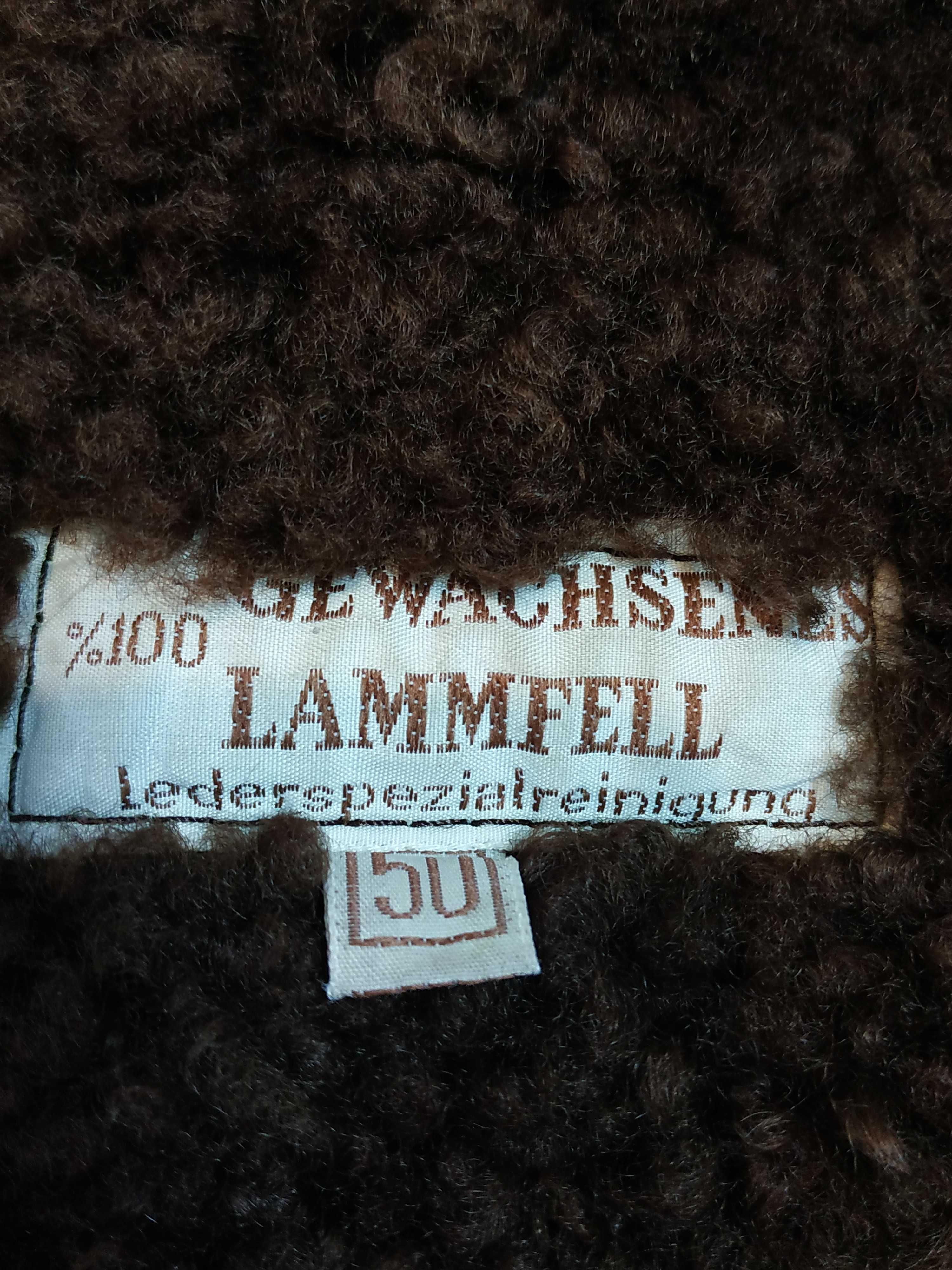 Шкіряне пальто на овчині LAMMFELL р-р 50(ближче до М-L)