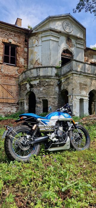 scrambler Mondial hps 300 ubbiali 25kM,  kategoria A ,  A2
