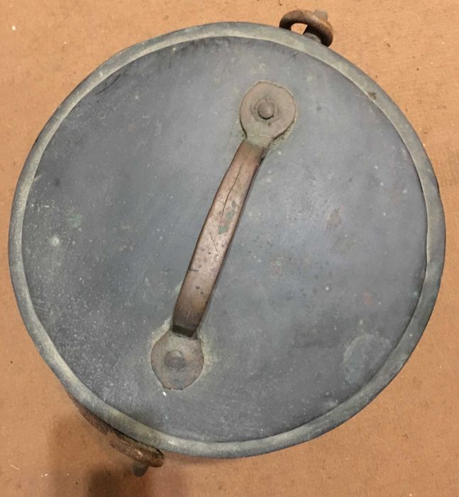 Panela café antiga metal vintage