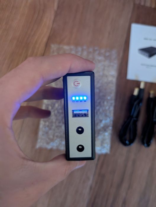Безперебійник для роутера DATA 5в/9в/12в Mini UPS Powerbank на 10400mA