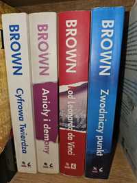 Dan Brown 5 książek anioły i demony kod Leonarda cyfrowa twierdza