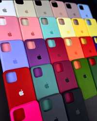 Silicone Case для iPhone / Силіконовий чохол на Айфон / Закритий низ
