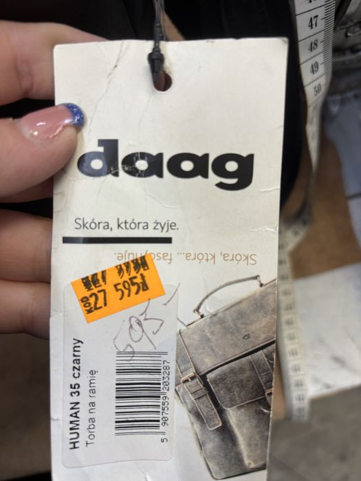 Torba czarna Daag HUMAN 35