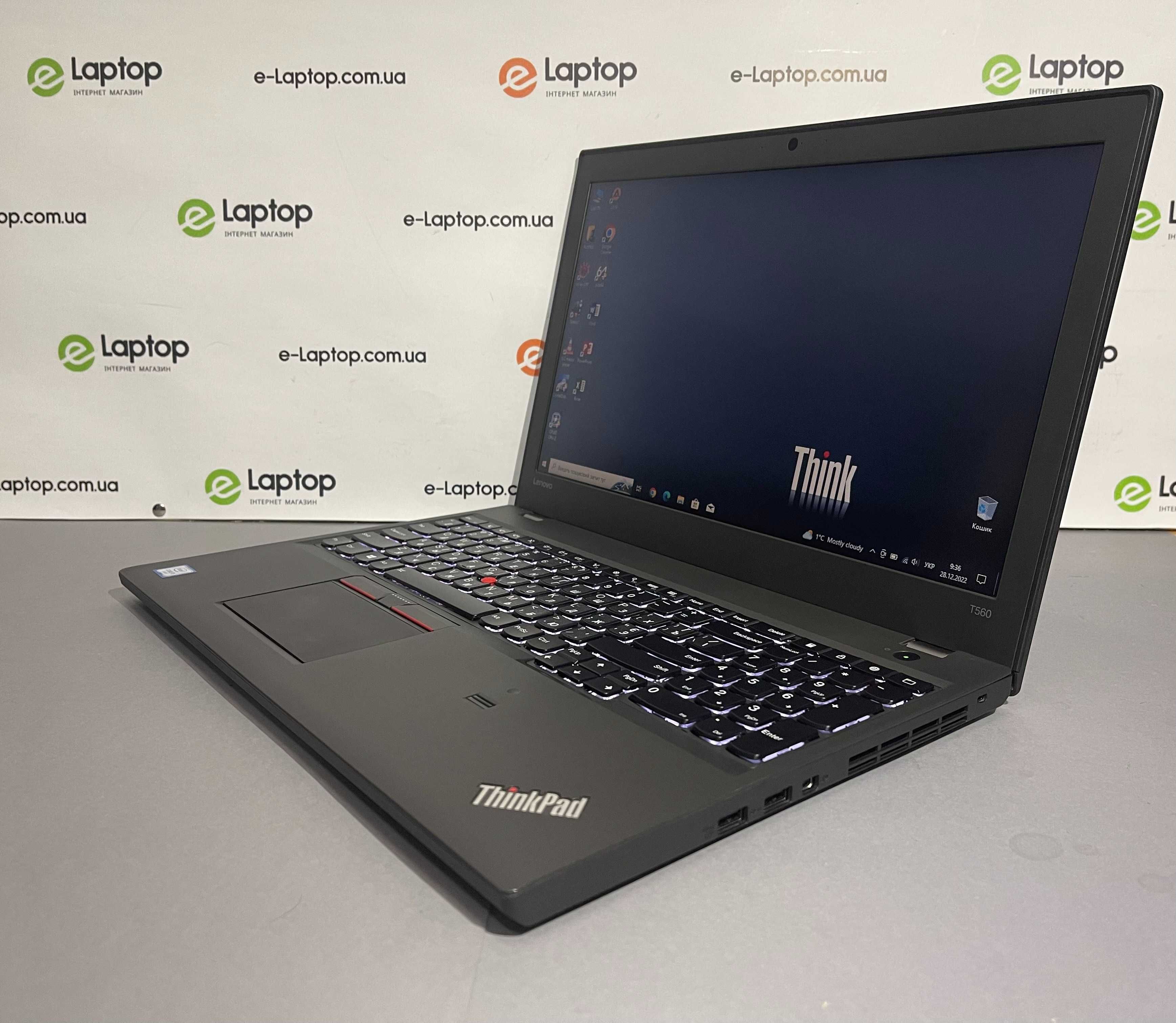 Lenovo ThinkPad T560/i5-6200U/8GB/SSD 240GB/15.6" HD/АКБ 10%+16%/Win10