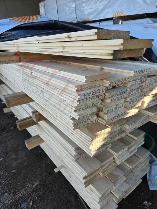 Stropopodoga świerk skandynawski 24*146mm różne długości , pióro-wpust