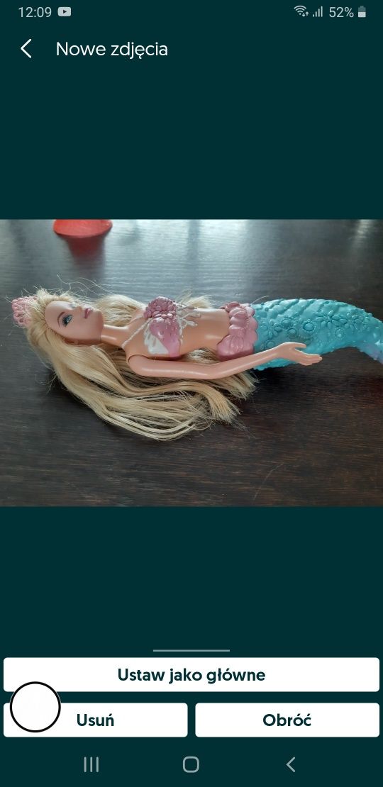 Syrenka barbie Lalką mattel