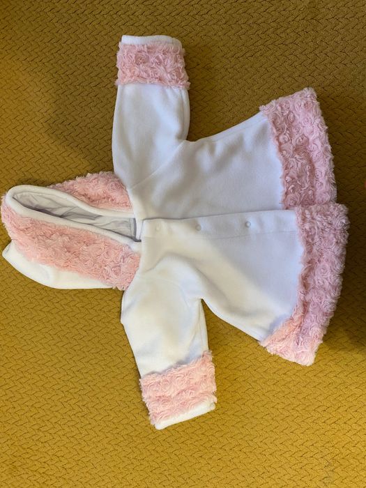 Ubranko na chrzest dla dziewczynki rozm 68