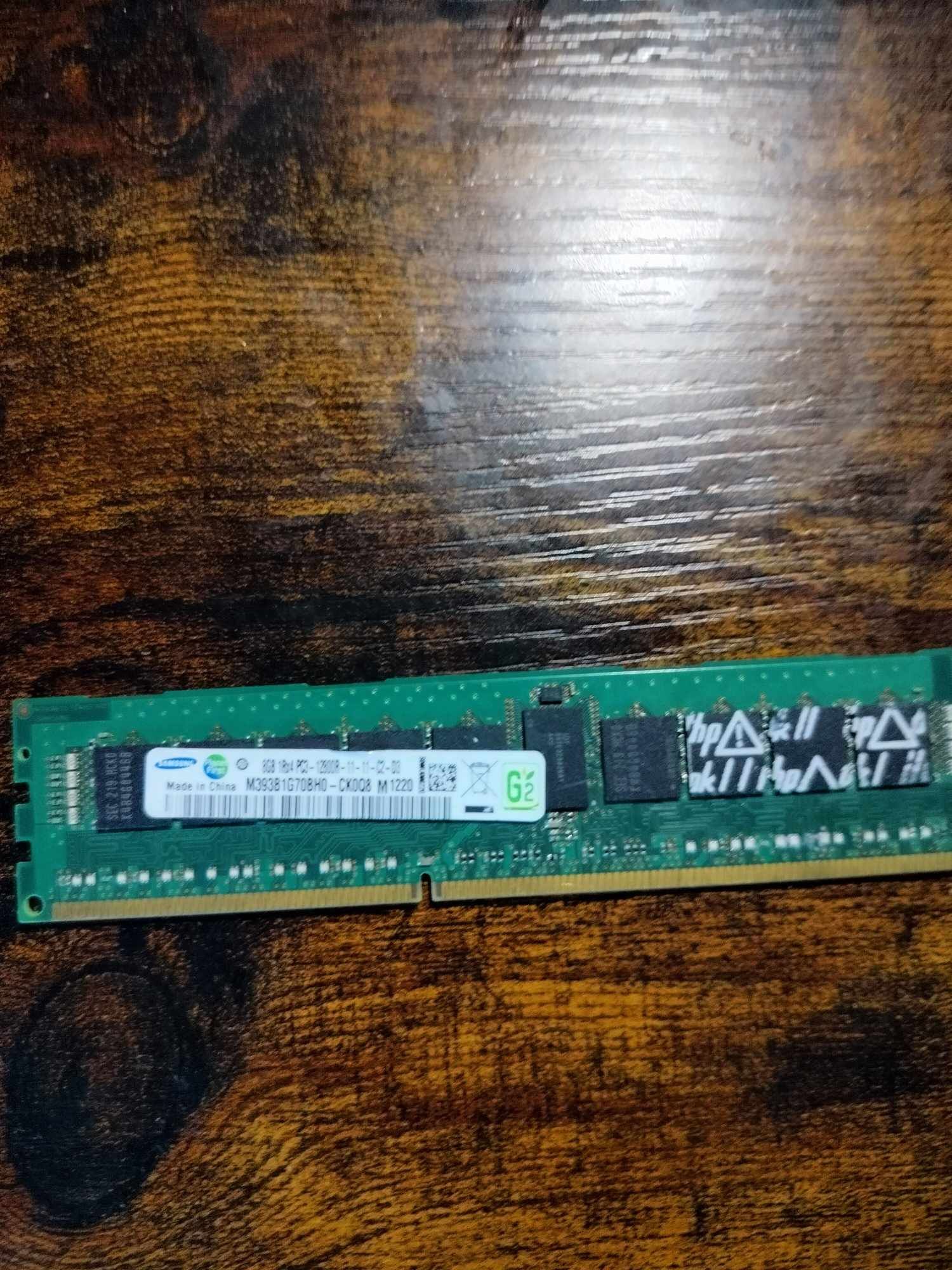 2 Kości ram Serwerowy DDR3 8gb