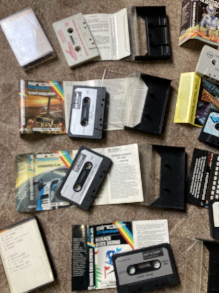 ZX Spectrum gry na kasetach audio