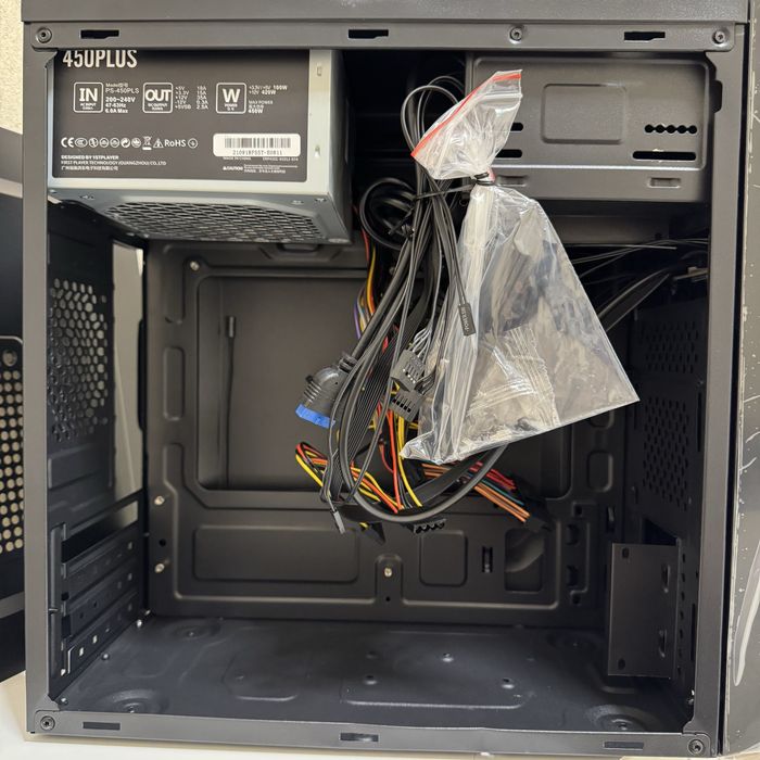 Корпус пк + блок живлення 450w