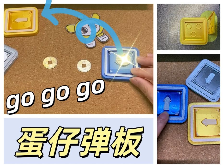 Lançador "Egg仔" Magnético Anti-Stress