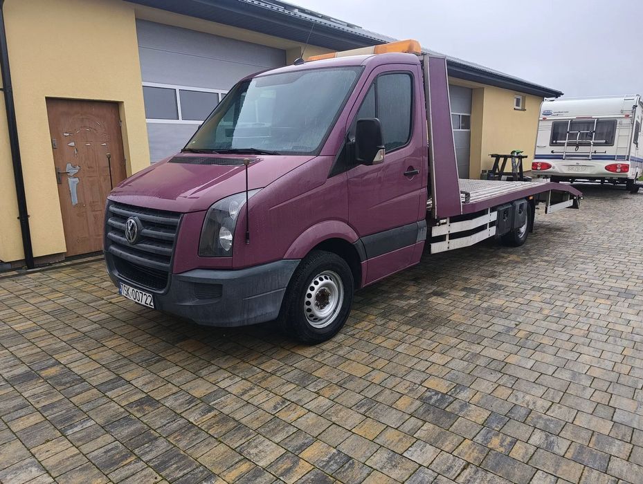 Volkswagen Crafter 2.5 TDI pomoc  Autolaweta Najazd, pomoc drogowa aluminium 530na 230cm