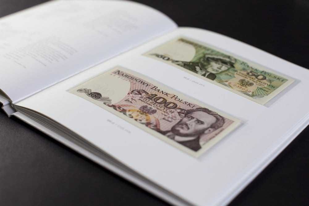 Album Polskie Banknoty Obiegowe PRL 23 sztuki stan UNC oryginał