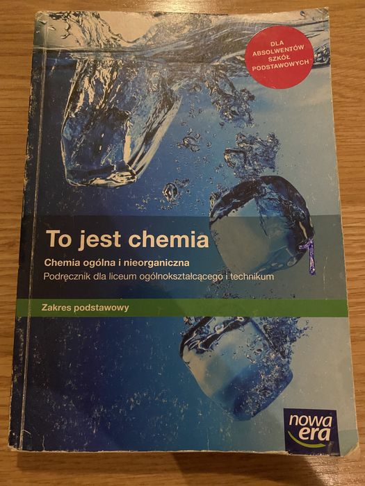 To jest chemia 1 Nowa Era (zakres podstawowy)