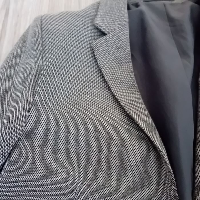 River Island marynarka na 11 lat piękna melanż szary