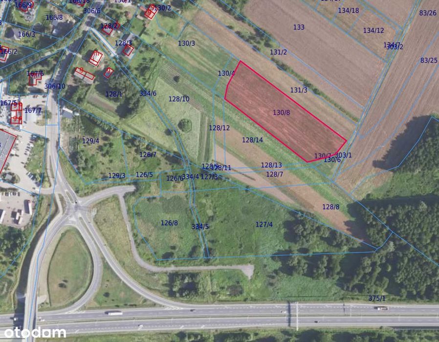 Łozina - 0,7 ha - U/P - bez pośredników