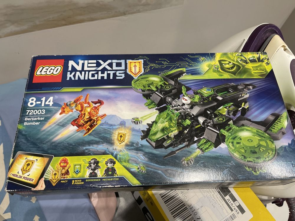 Коробки від конструкторів Lego Nexo Knights