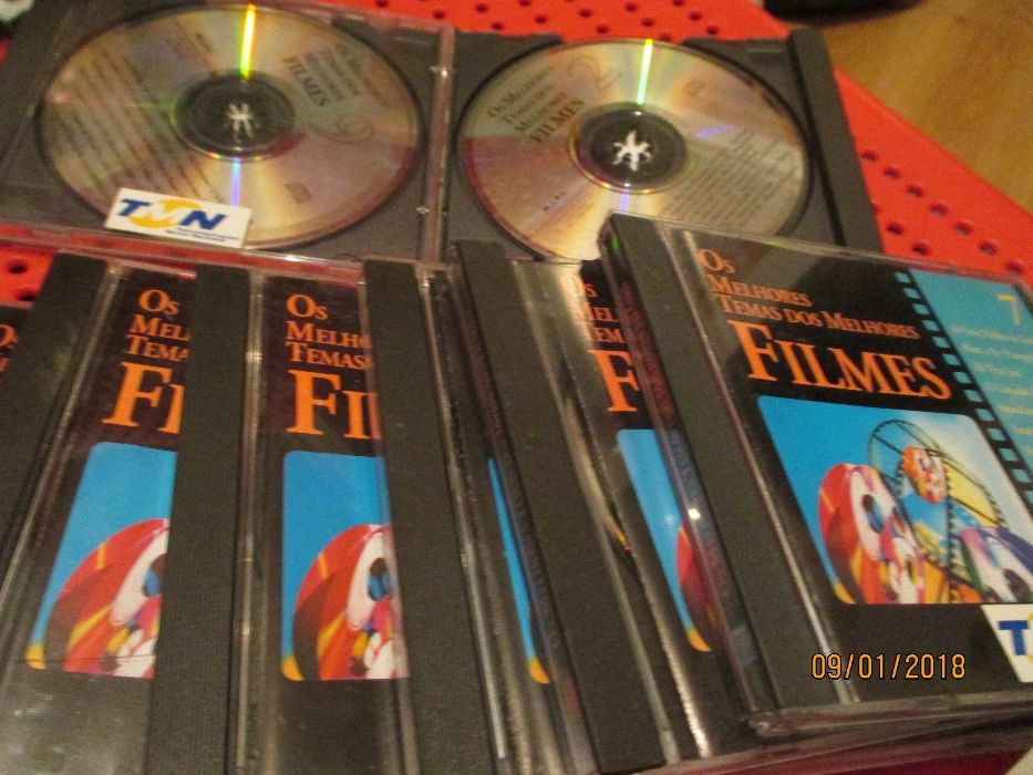 8 cds -Os melhores temas dos melhores filmes