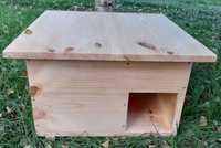 Domek dla jeża drewniany