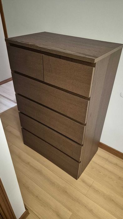 Cómoda MALM 6 gavetas