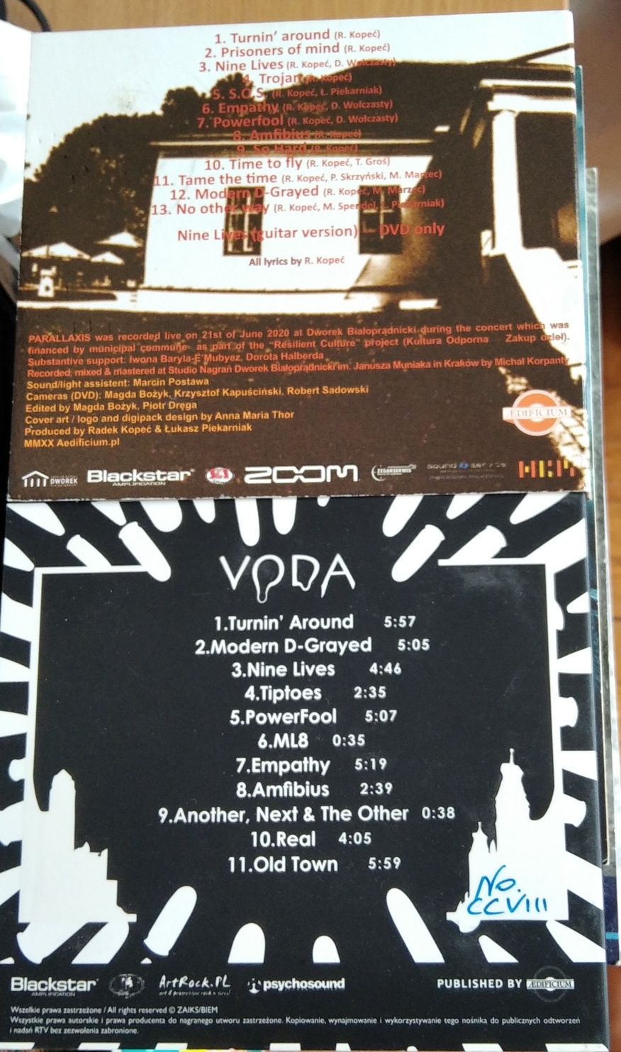 Voda zespół płyta cd