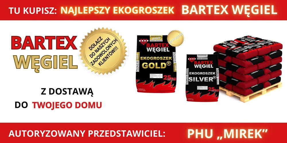 Węgiel groszek/eko Bartex Silver Sobianek 1520 zł