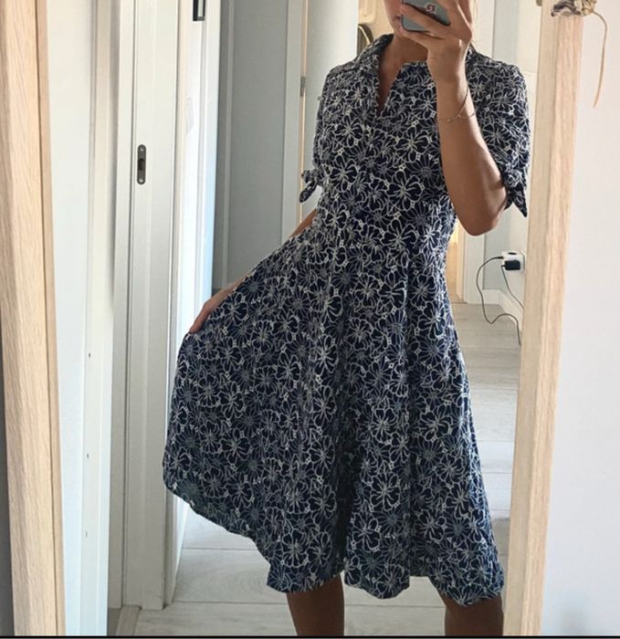 Vestido flores azul Globe