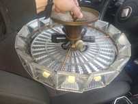 Lampa wisząca żyrandol z PRL 
980,00zł
