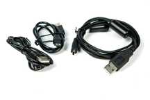 3 cabos USB (A) – mini USB