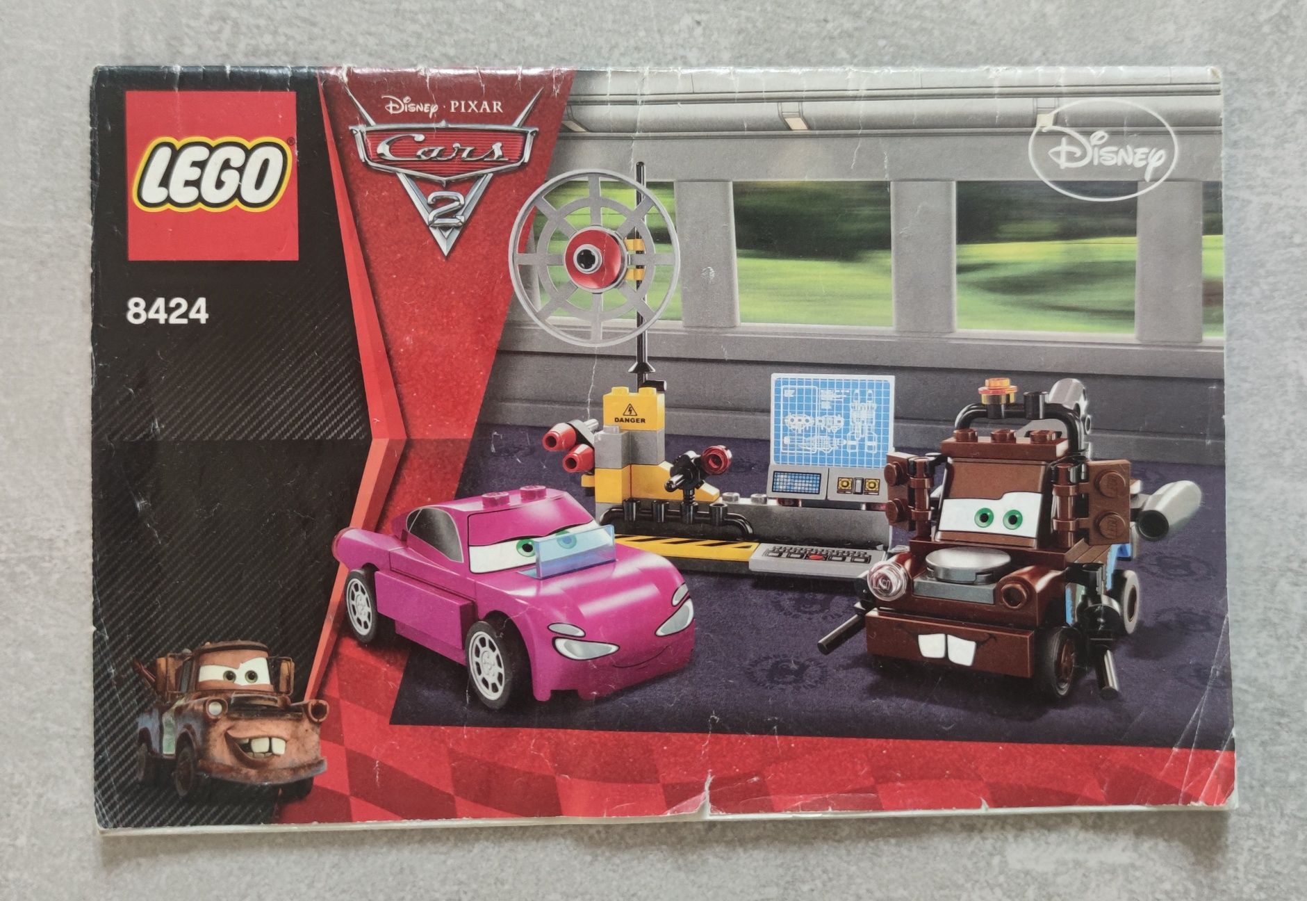 LEGO Cars 2 Auta 2 8424 Złomek superszpieg Mater's Spy Zone Instrukcja