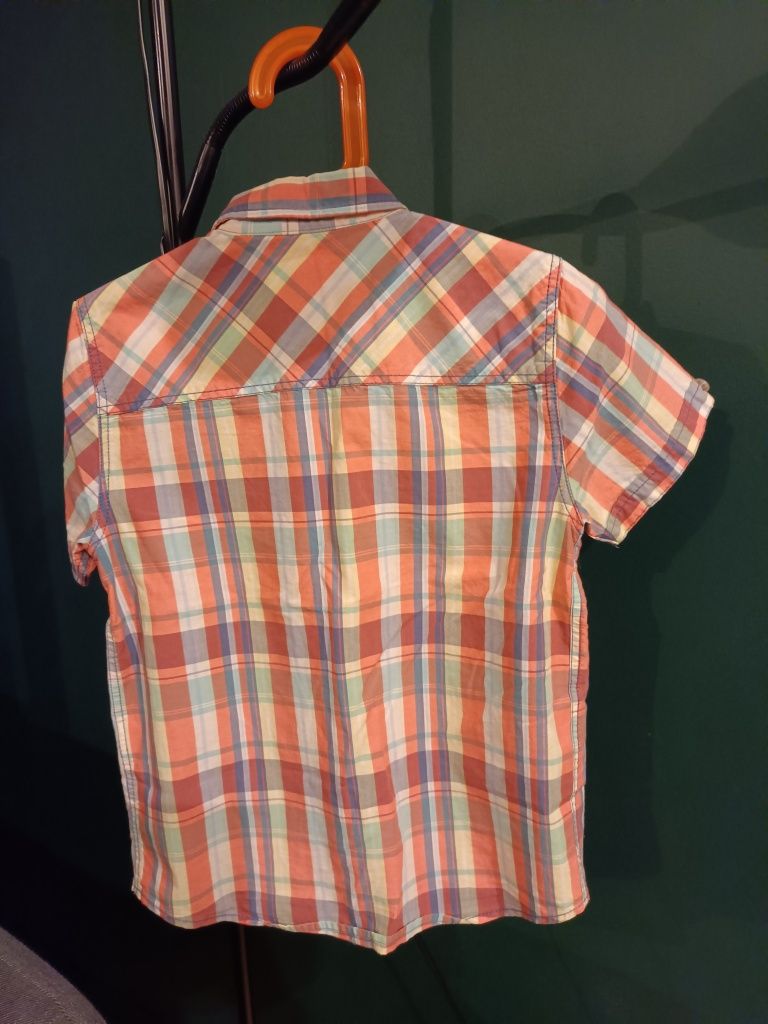 Koszula ZARA chłopiec 110 krótki rękaw