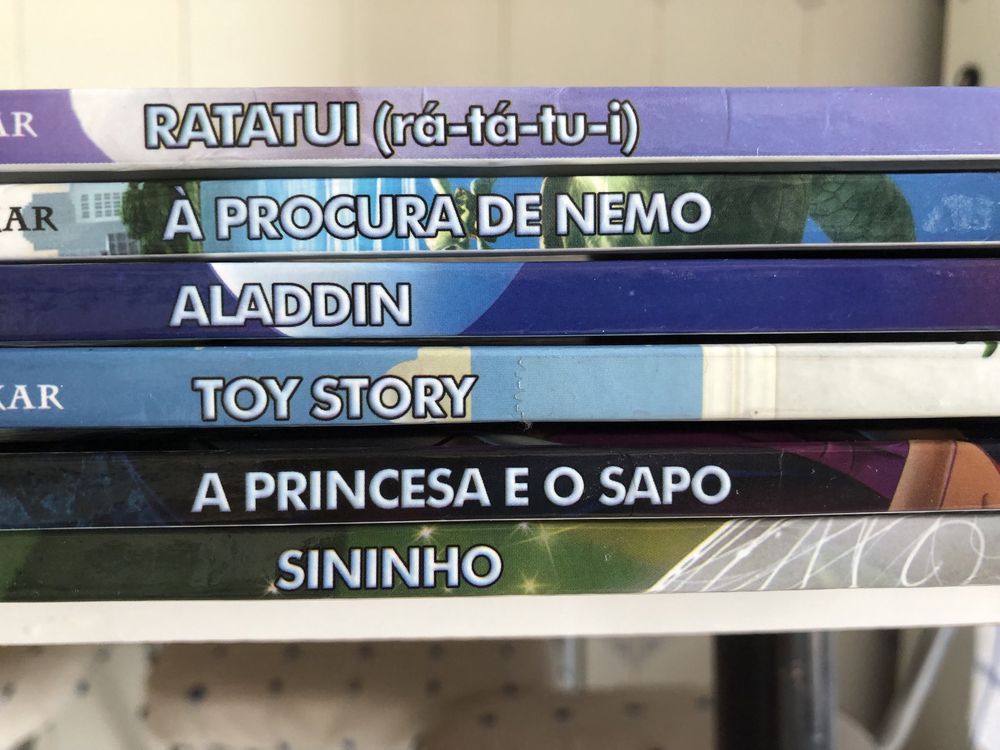 Livros Disney com Dvd