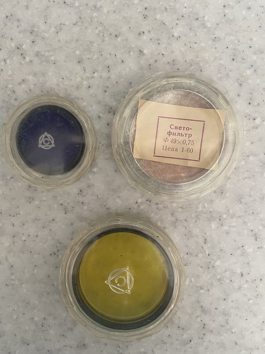 Світлофільтри для обʼєктива / светофильтр