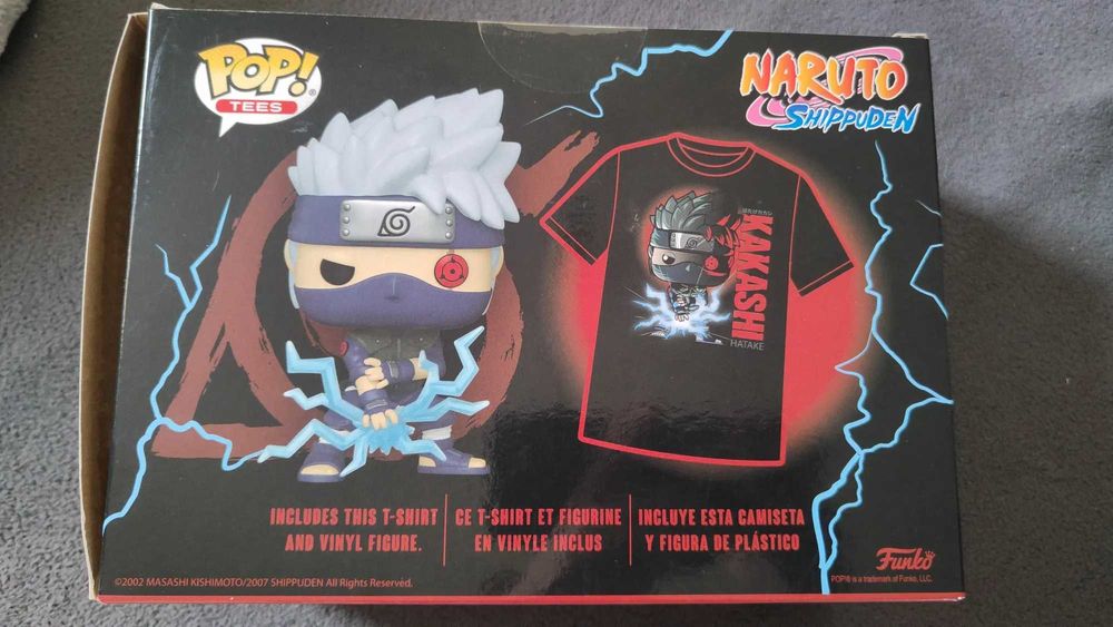 Nowe Funko POP & TEE: Naruto Kakashi figurka + koszulka L (63365)