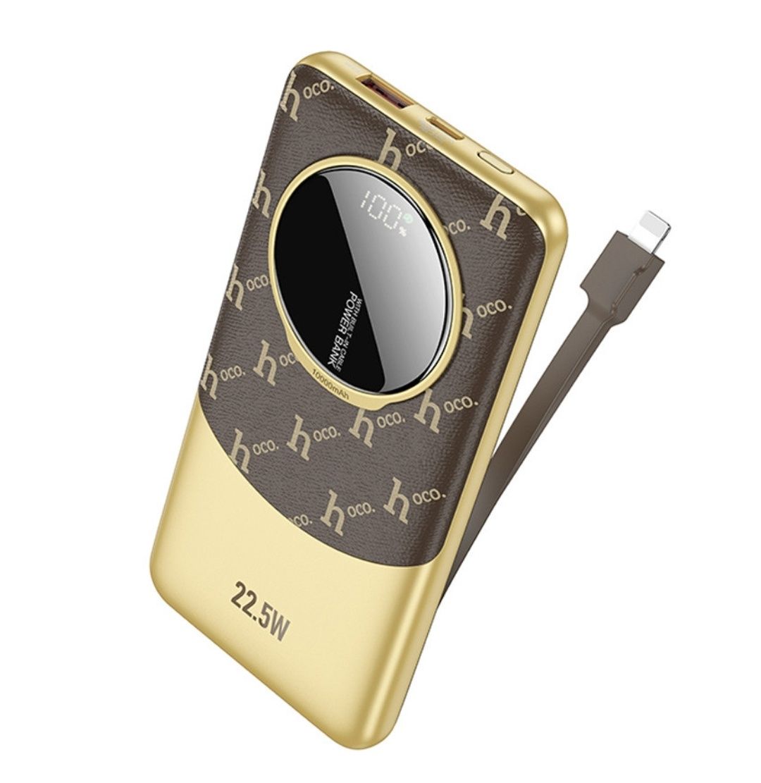 Power Bank Hoco Q29 10000 mAh: Быстрая зарядка + встроенный Lightning