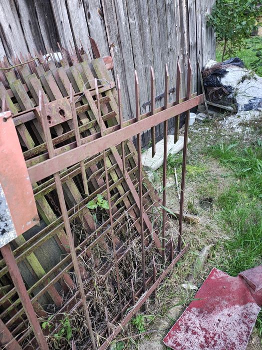 Ogrodzenie stalowe ok 20mb 2 bramy 2 furtki
