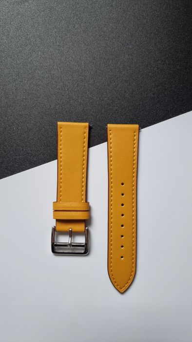 Pasek skórzany KIMAIXA 22 mm - kompatybilny z Samsung Galaxy Watch 3 4