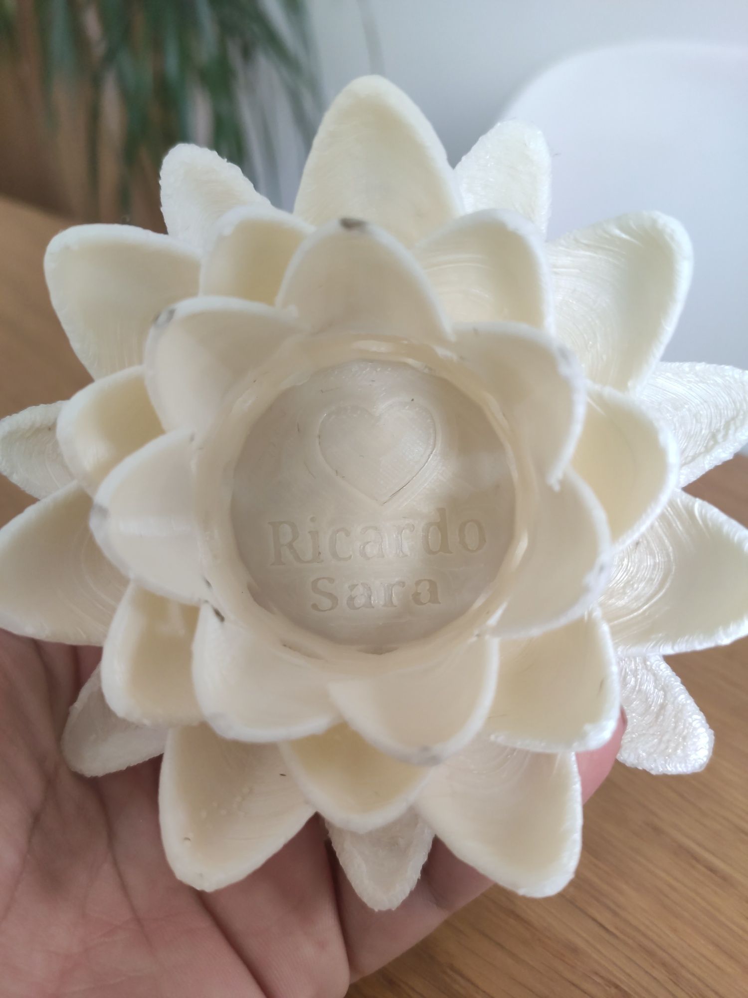 Candeeiro de flor  Lotus