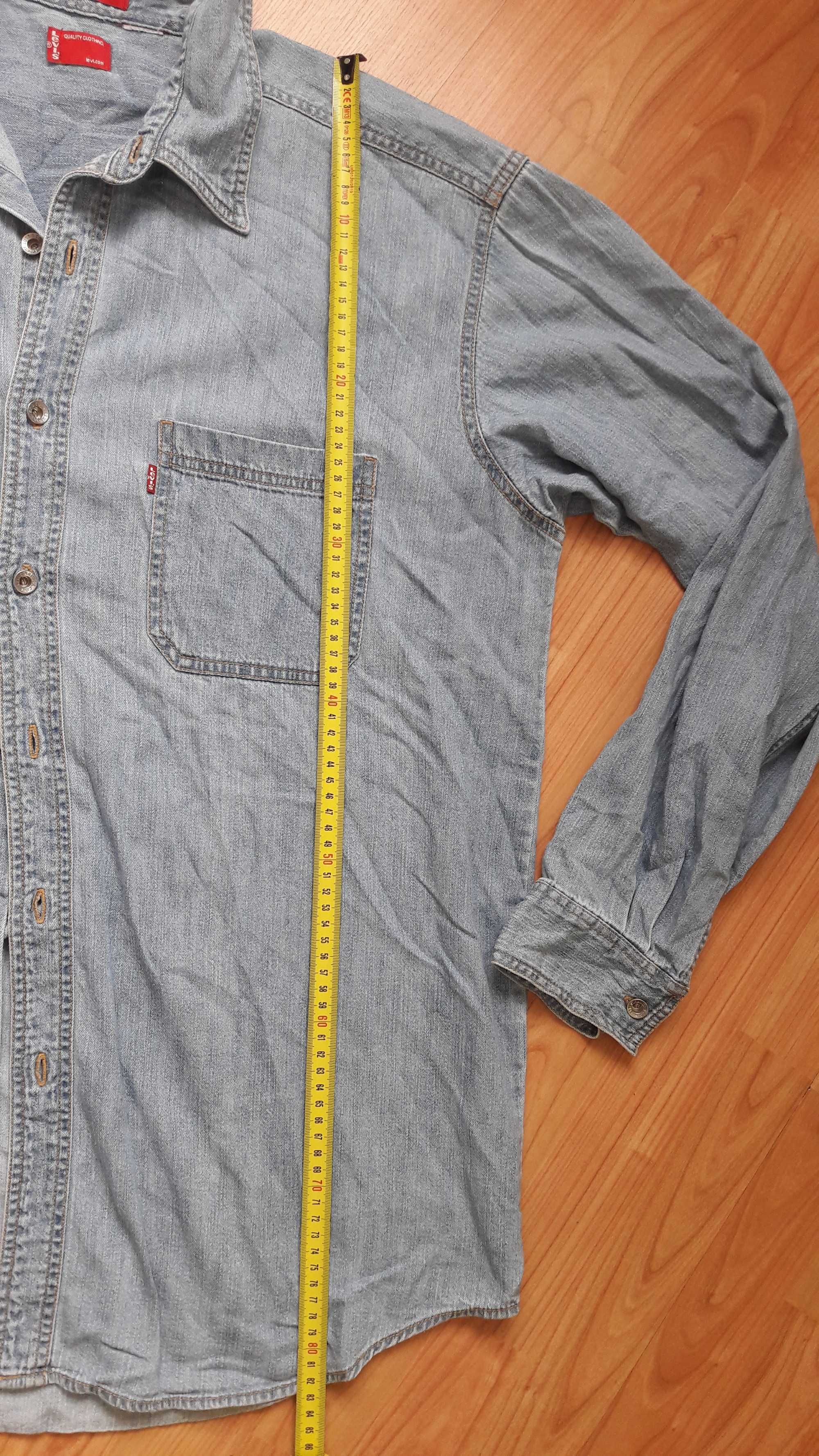 Koszula męska jeans jeansowa Levis Loose Fit XXL