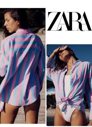 Zara сорочка,льон ,різні моделі