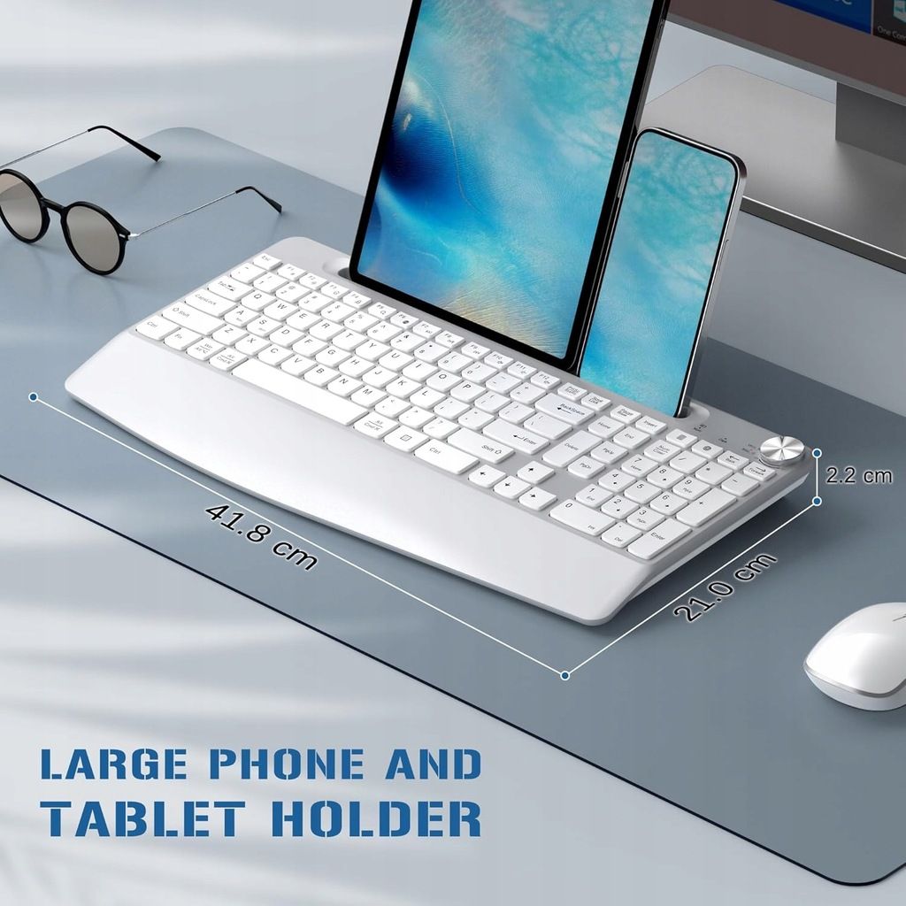 JOYACCESS klawiatura i mysz Bezprzewodowa 2,4GHz 2400 DPI AZERTY