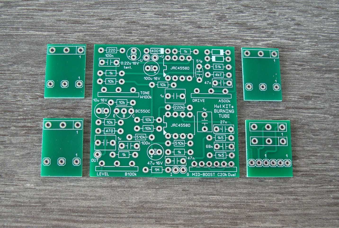 Płytka PCB DIY - efekt do gitary elektrycznej (Ibanez ST9)