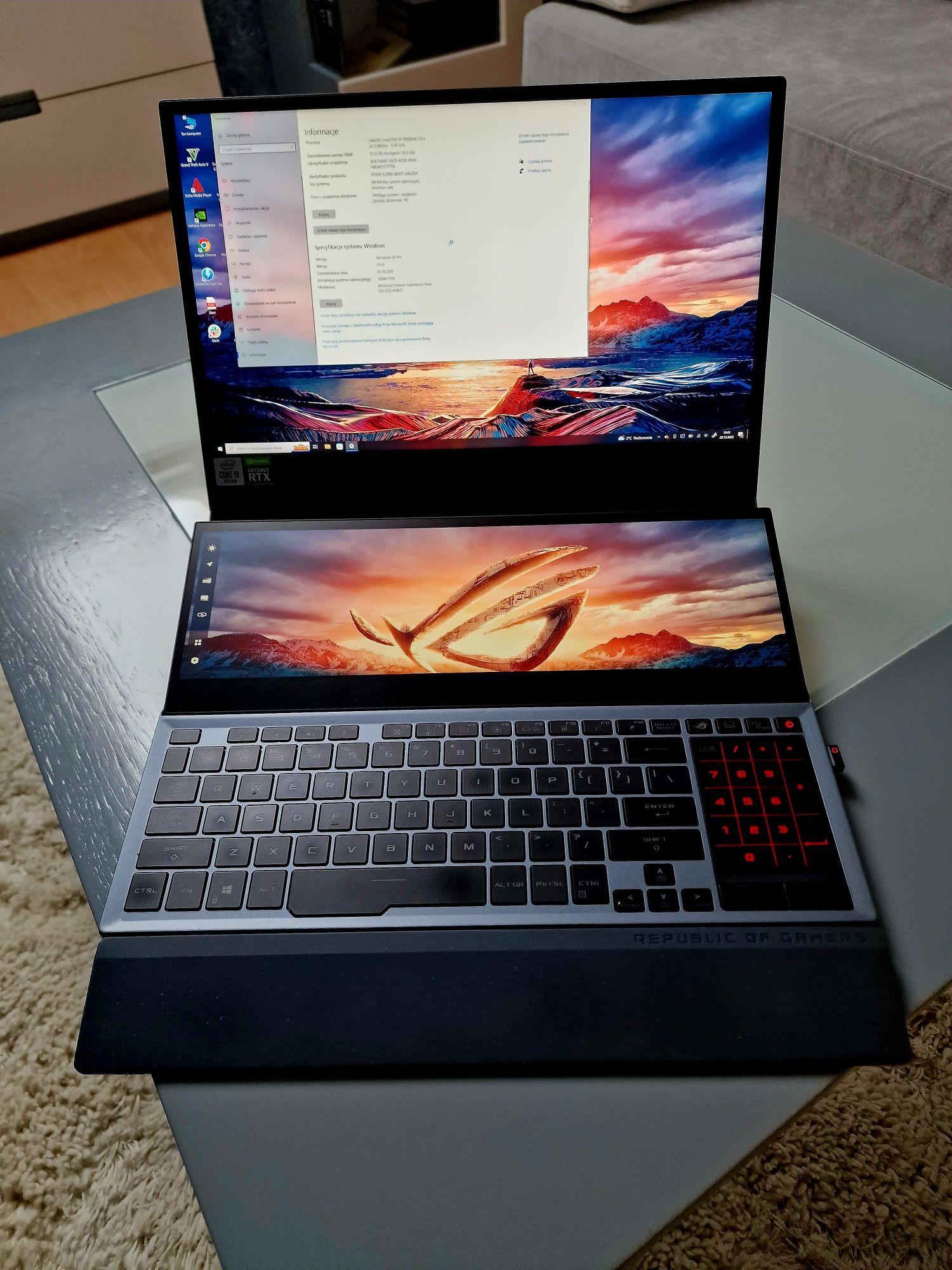 Asus rog zephyrus duo 15 32gb 2tb rtx2080super