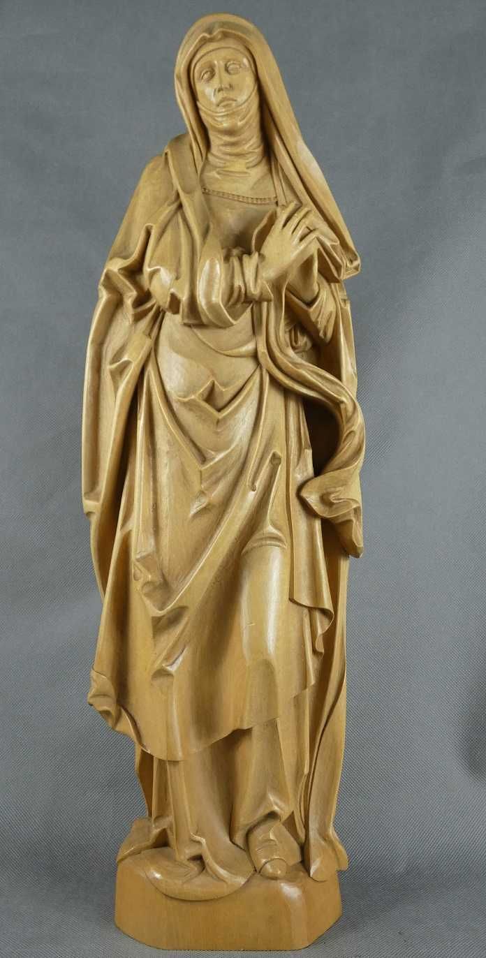 Figura rzeźba MARYJA Matka Boża Bolesna drewno 61 cm Madonna
