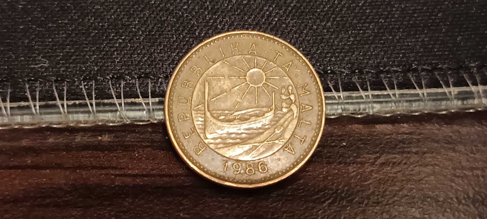 Moneta Malta 1 cent, 1986