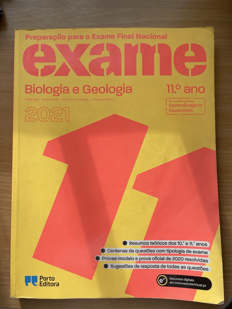 LIVRO PREPARAÇÃO PARA EXAME BIOLOGIA 11 ano OPORTUNIDADE
