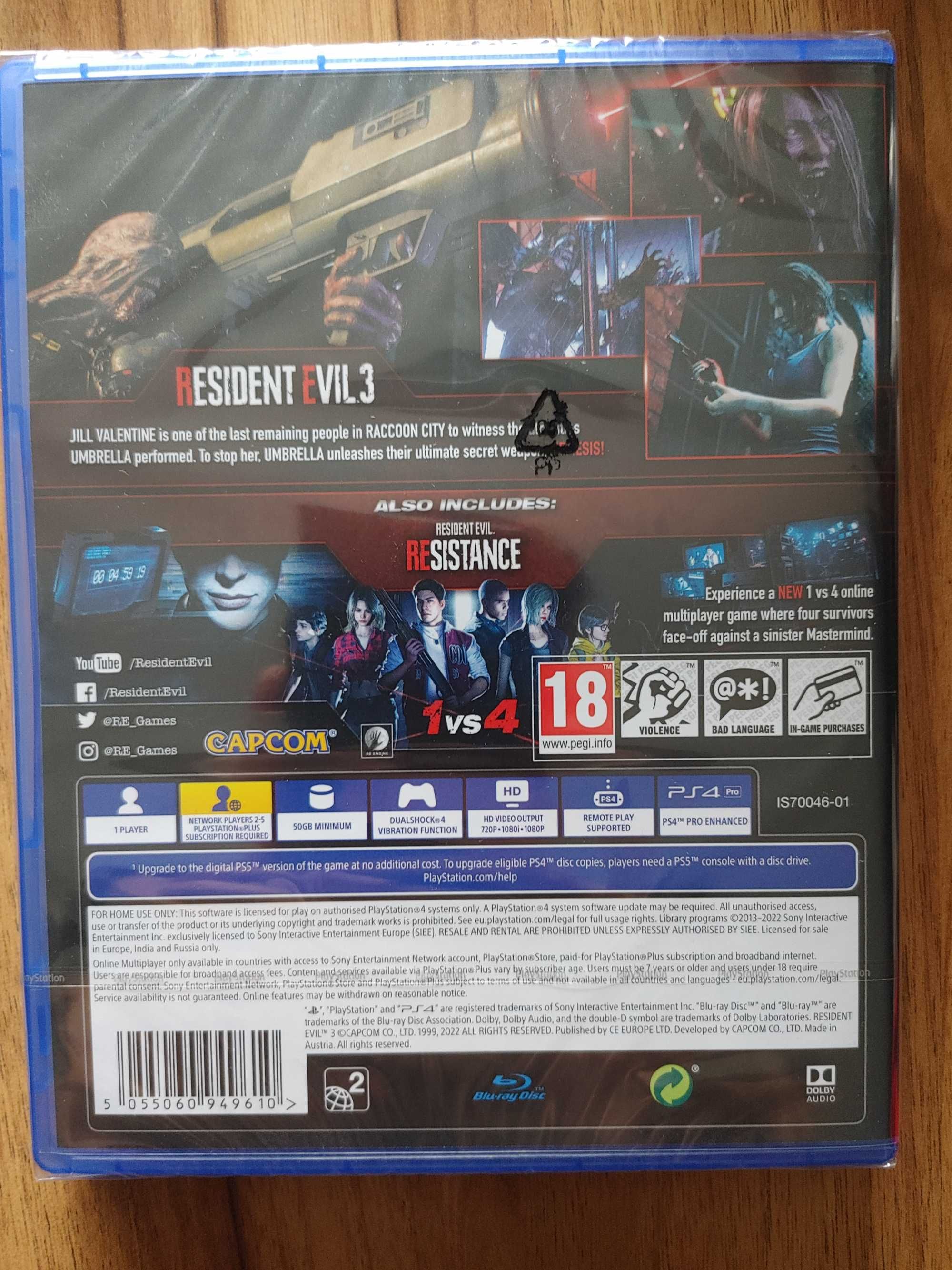 Resident Evil 3 NOWA PS5