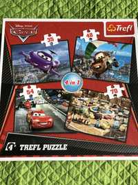 Puzzle Cars 4 in 1