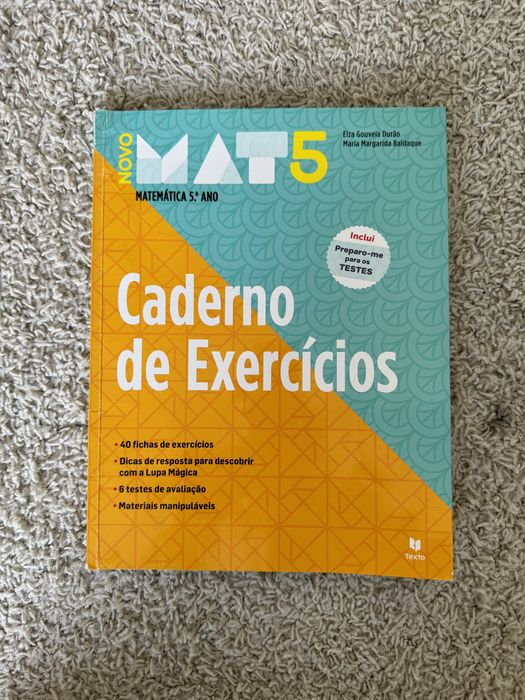 Livro Fichas / Caderno Atividades 5.ºano