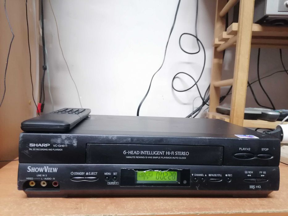 Magnetowid VHS Sharp VC-GH611 HI-FI stereo pilot